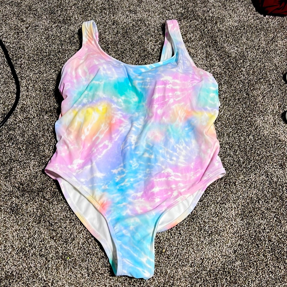 XHILIRATION 16W ONE PIECE SWIMSUIT BATHING SUIT